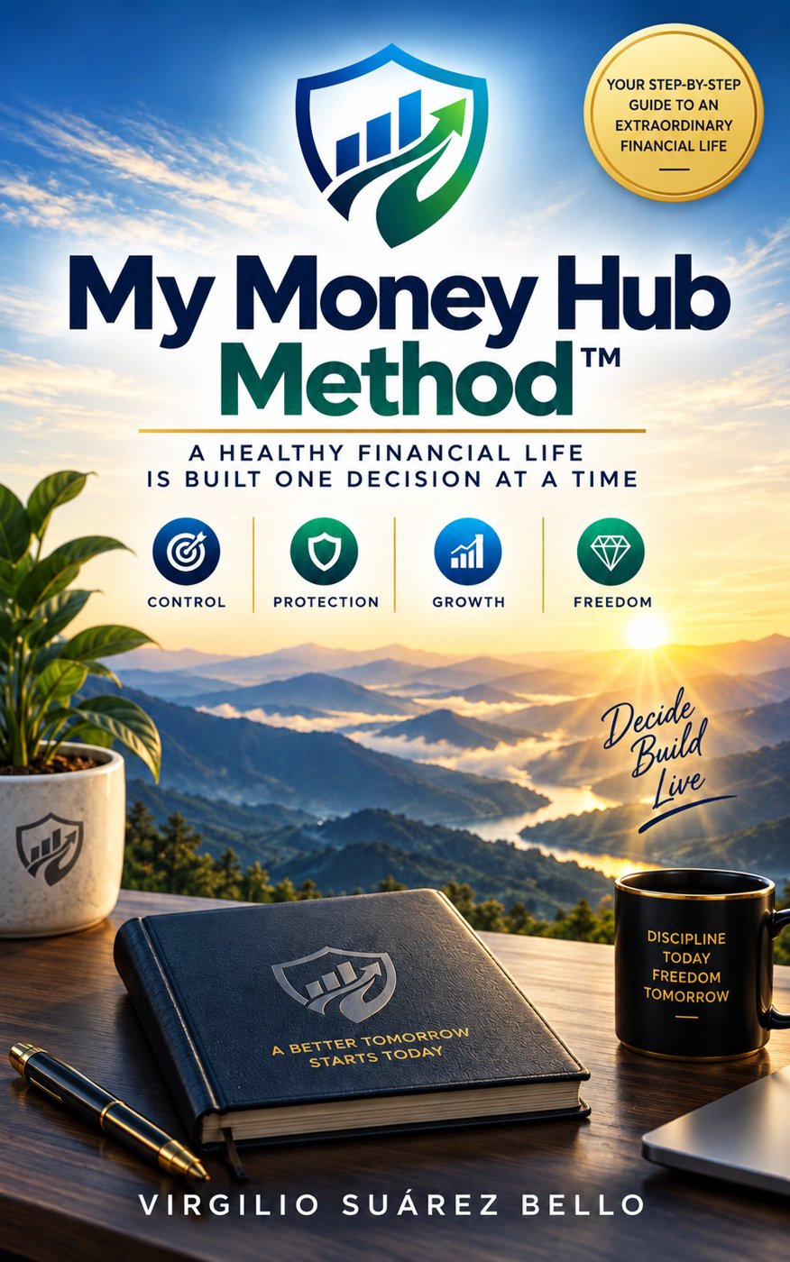 My Money Hub Method™ cover: A healthy financial life is built one decision at a time