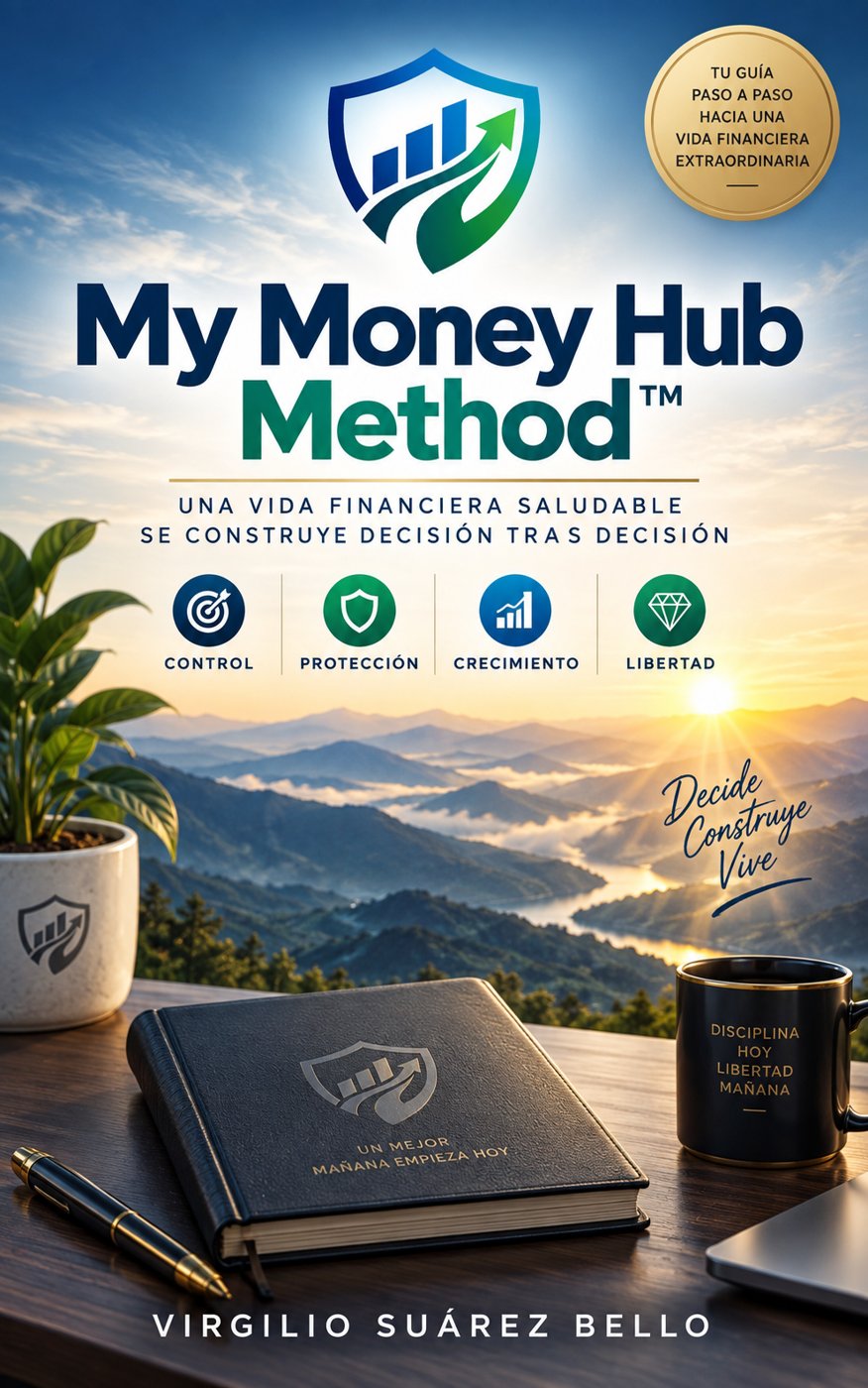 Portada My Money Hub Method™: Una vida financiera saludable se construye decisión tras decisión